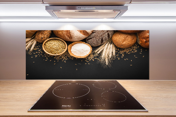 Küchen wandpaneel Brot und Weizen