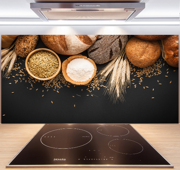 Küchen wandpaneel Brot und Weizen