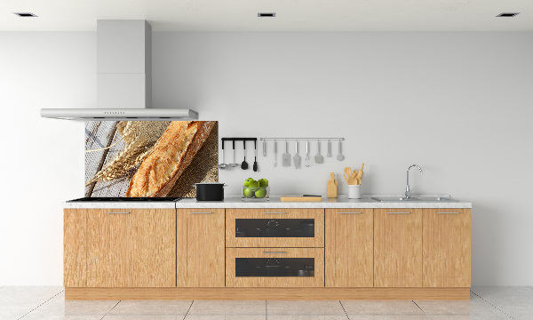 Platte für Küchenrückwand Frisches Baguette