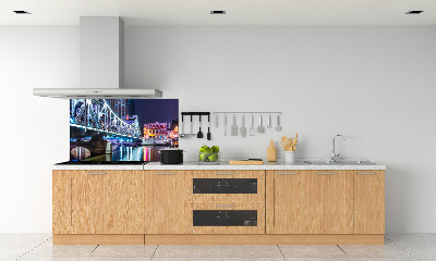 Glasrückwand für die küche Shanghai-Brücke