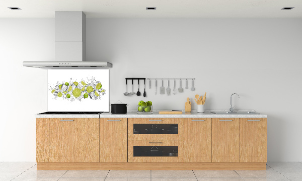Küchen wandpaneel Limetten-Eiswürfel