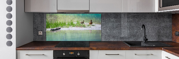 Platte für Küchenrückwand Enten am Wasser