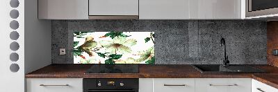 Platte für Küchenrückwand Hibiskusblüten