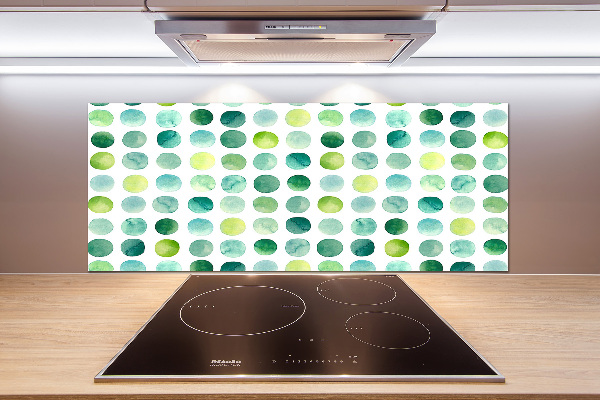 Küchen wandpaneel Grüne Punkte