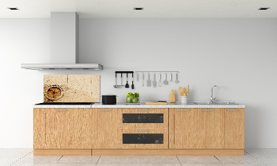 Küchen wandpaneel Kompass auf der Karte