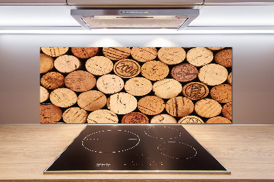 Platte für Küchenrückwand Weinkorken