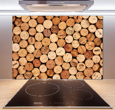 Platte für Küchenrückwand Weinkorken