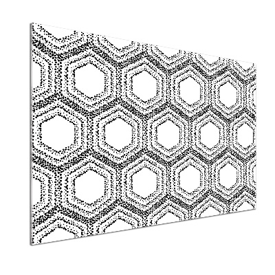 Platte für Küchenrückwand Geometrischer Hintergrund