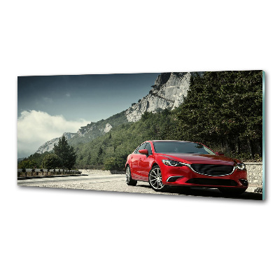 Platte für Küchenrückwand Auto in den Bergen