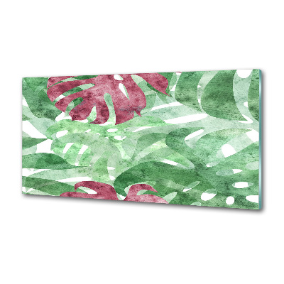 Küchen wandpaneel Monstera