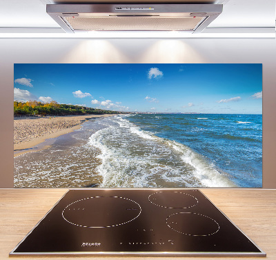 Glasrückwand für die küche Ostsee