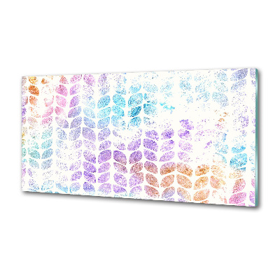 Platte für Küchenrückwand Bunte Blätter