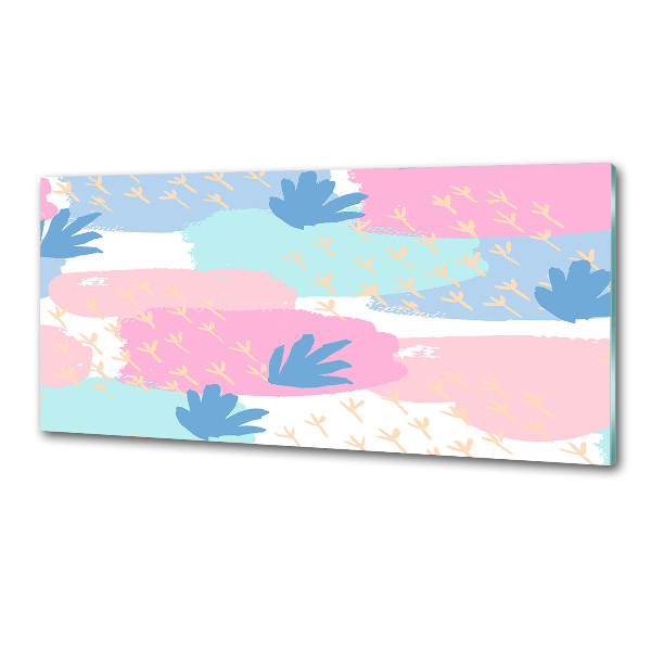 Glasrückwand für die küche Farbenfrohes Muster