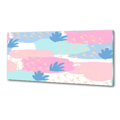 Glasrückwand für die küche Farbenfrohes Muster