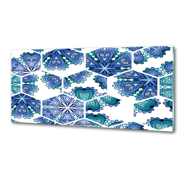 Platte für Küchenrückwand Mandala-Elemente