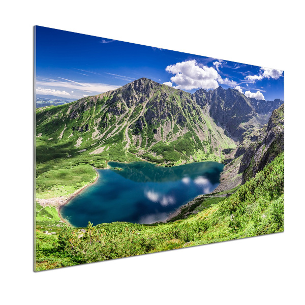 Glasrückwand für die küche Schwarzer Teich, Tatra-Gebirge