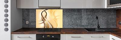Küchen wandpaneel Abstrakte Wellen