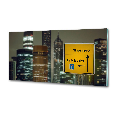 Küchen wandpaneel Therapie in der Stadt