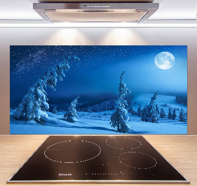 Glasrückwand für die küche Mondlicht