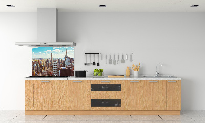 Küchen wandpaneel New York aus der Vogelperspektive