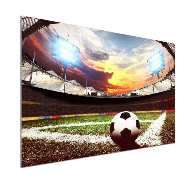 Küchen wandpaneel Ball im Stadion