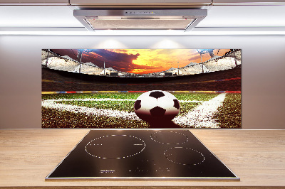 Küchen wandpaneel Ball im Stadion
