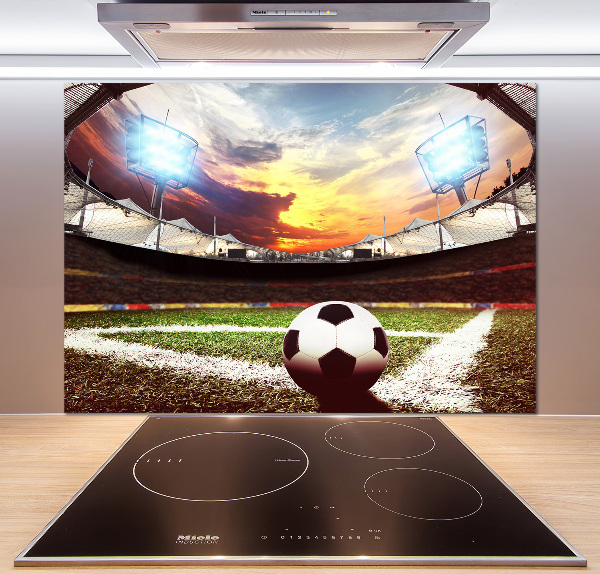 Küchen wandpaneel Ball im Stadion