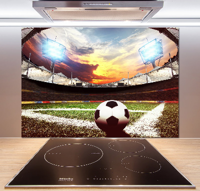 Küchen wandpaneel Ball im Stadion