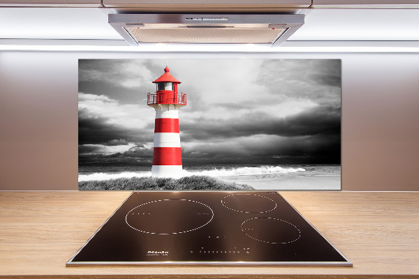 Platte für Küchenrückwand Leuchtturm
