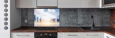 Platte für Küchenrückwand Wolkenkratzer