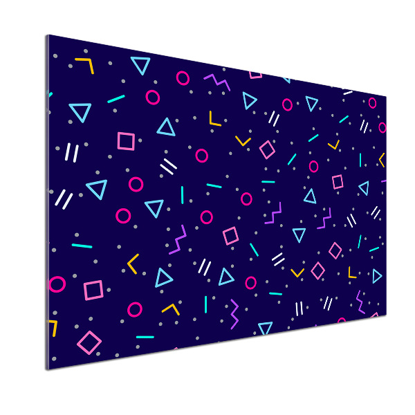 Platte für Küchenrückwand Geometrischer Hintergrund