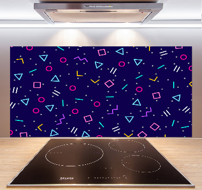 Platte für Küchenrückwand Geometrischer Hintergrund