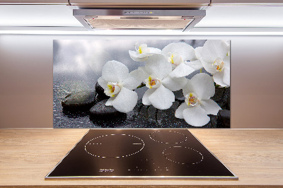 Platte für Küchenrückwand Orchidee