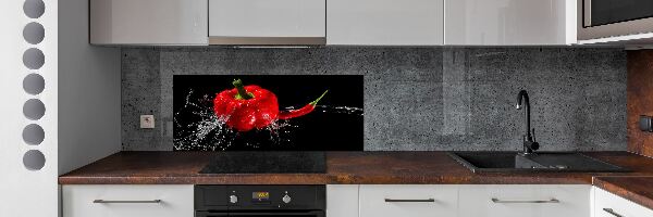Platte für Küchenrückwand Rote Paprika