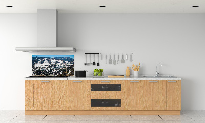 Glasrückwand für die küche See in den Tatra-Bergen