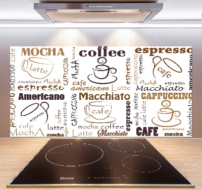 Küchen wandpaneel Zeit für Kaffee