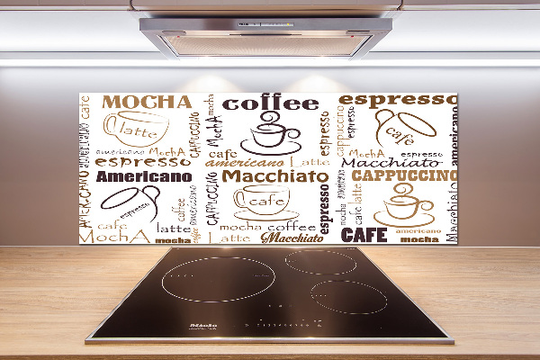 Küchen wandpaneel Zeit für Kaffee