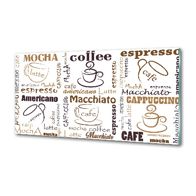 Küchen wandpaneel Zeit für Kaffee