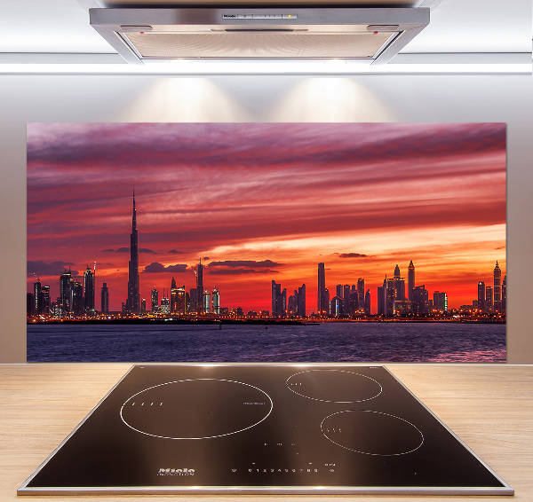 Platte für Küchenrückwand Sonnenuntergang in Dubai