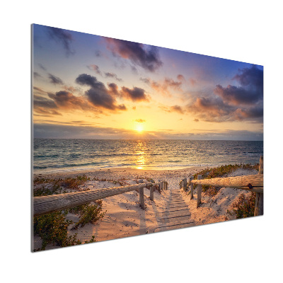 Küchen wandpaneel Weg zum Strand