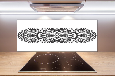 Glasrückwand für die küche Volksblumen