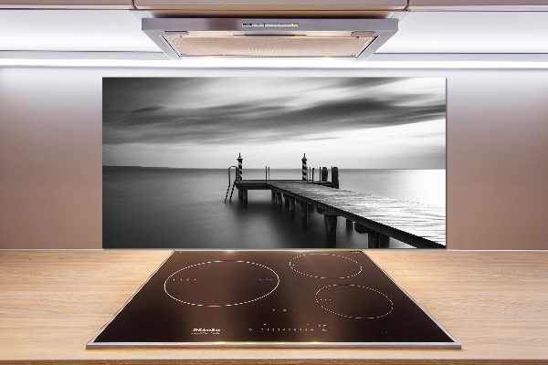 Platte für Küchenrückwand Pier am See