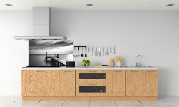 Platte für Küchenrückwand Pier am See