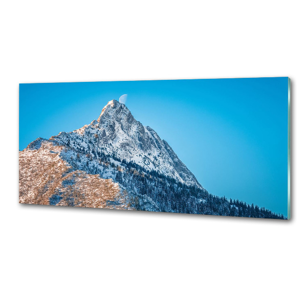 Glasrückwand für die küche Giewont Tatra Gebirge