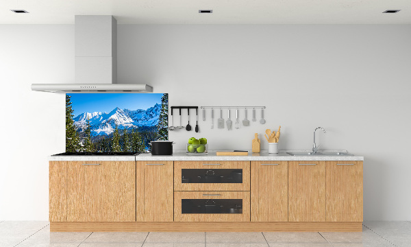 Platte für Küchenrückwand Panorama der Tatra-Berge