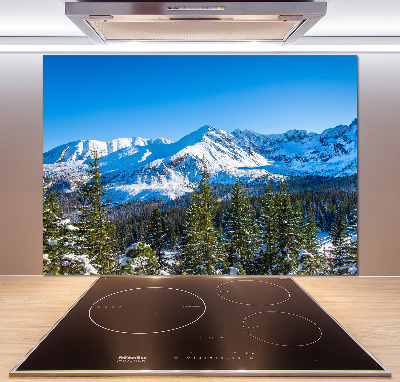 Platte für Küchenrückwand Panorama der Tatra-Berge