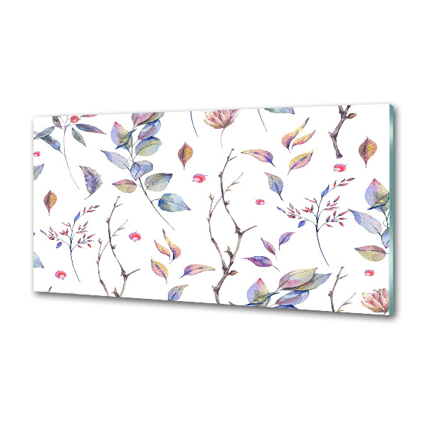 Küchen wandpaneel Blätter