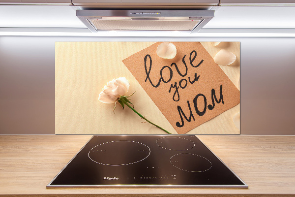 Glasrückwand für die küche Muttertag