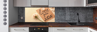 Glasrückwand für die küche Muttertag