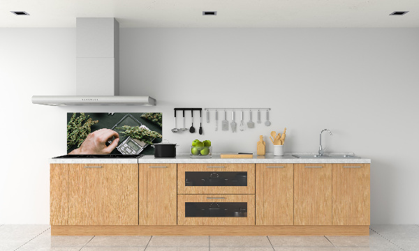 Platte für Küchenrückwand Marihuana-Blüten